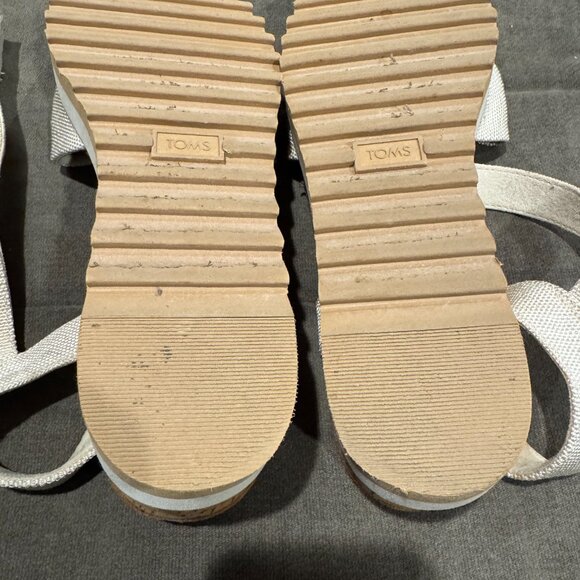 Tom's platform canvas sandals - Picture 3 of 3